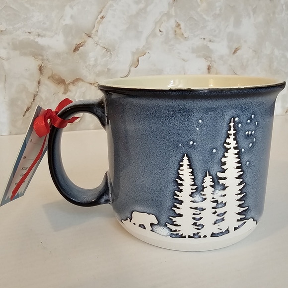 Global Design Forest Bear Holiday Coffee Mug Cup - Picture 1 of 10
